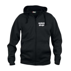 Basic Hoody Full Zip Black